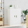 vidaXL Storage Cabinet White 80 x 40 x 105 cm Steel