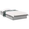 vidaXL Bed Frame with Drawers without Mattress Grey Sonoma 90x190 cm Single