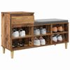 vidaXL Shoe Cabinet Old Wood 102 x 36 x 60 cm Engineered Wood