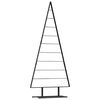 vidaXL Metal Christmas Tree with Stand Black 210 cm Steel