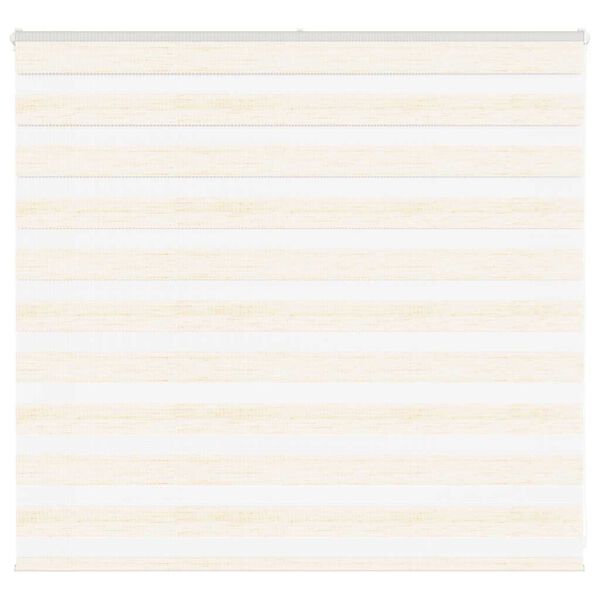 vidaXL Zebra Blind Marble Beige 155x100 cm Fabric Width 150.9 cm Polyester