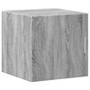 vidaXL Slim Storage Cabinet Grey Sonoma 40x42.5x225 cm Engineered Wood
