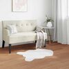 vidaXL Faux Rabbit Fur Rug Olite White 60 x 90 cm Polyester