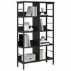 vidaXL Bookshelf Black Oak 82 x 32 x 144.5 cm Engineered Wood