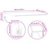 vidaXL Retractable Awning Manual Yellow and orange 500 x 300 cm Fabric