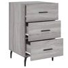 vidaXL Bedside Cabinet Grey Sonoma 40x40x66 cm Engineered Wood