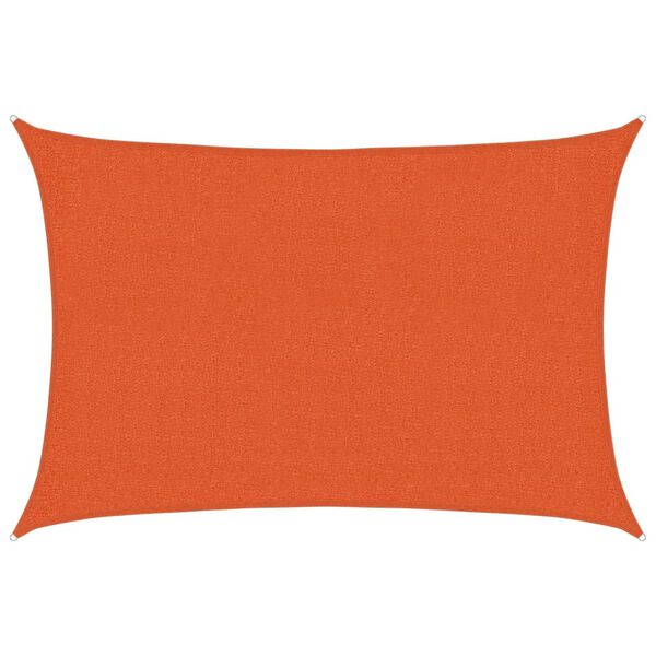 vidaXL Sunshade Sail 160 g/m&sup2; Orange 2x3 m HDPE