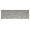 vidaXL Stair Mats 30 pcs 65x21x4 cm Light Grey Rectangular Edge