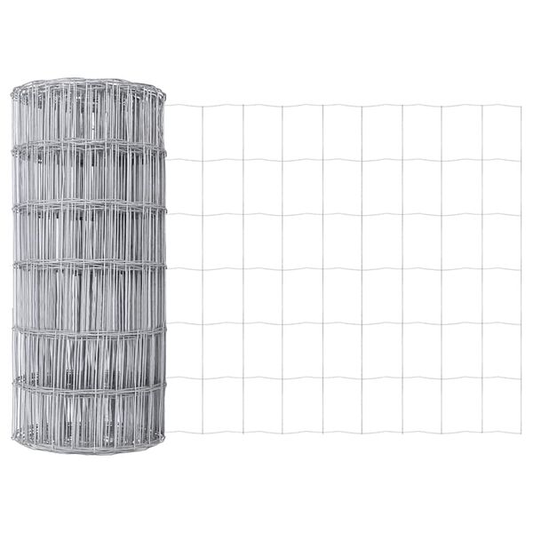 vidaXL Euro Fence 0.6 x 50 m PVC-coated iron