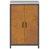 vidaXL Kitchen Storage with Shelf Rusty 60 x 50 x 92 cm Steel