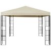 vidaXL Gazebo 3x3 m Cream
