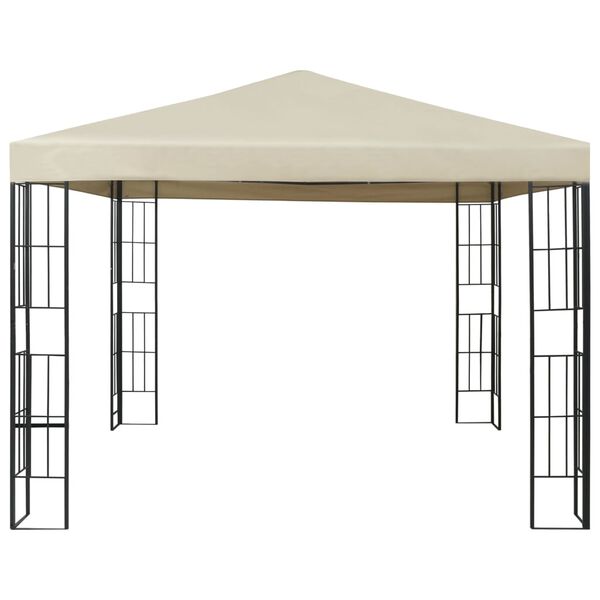 vidaXL Gazebo 3x3 m Cream