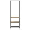 vidaXL Clothes Rack with Shelves Other Sonoma oak 60 x 30 x 171 cm