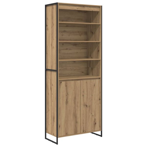 vidaXL Tall Cabinets 2 pcs Artisian Oak 79 x 36 x 200 cm