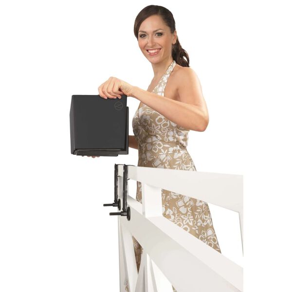 LECHUZA Planter Balconera Color 50 ALL-IN-ONE Slate 15673