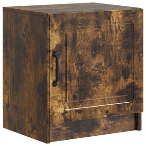 vidaXL Bedside Cabinet Smoked Oak 43 x 34.5 x 47 cm Engineered Wood