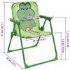 vidaXL 3 Piece Kids' Garden Bistro Set with Parasol Green
