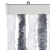 vidaXL Insect Curtain Grey and White 118x220 cm Chenille
