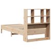 vidaXL Bookcase Bed without Mattress 90x200 cm Solid Wood Pine