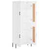 vidaXL Highboard White 69.5x34x180 cm Engineered Wood