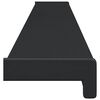 vidaXL Window Sill Anthracite with Wood Grain 140 x 15 x 4.5 cm PVC