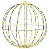 vidaXL Ball 160 LEDs Warm white 50.5 x 50.5 x 52 cm Metal