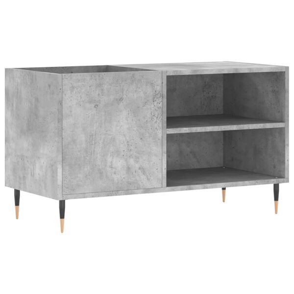 vidaXL Record Cabinet Concrete Grey 85x38x48 cm Engineered Wood
