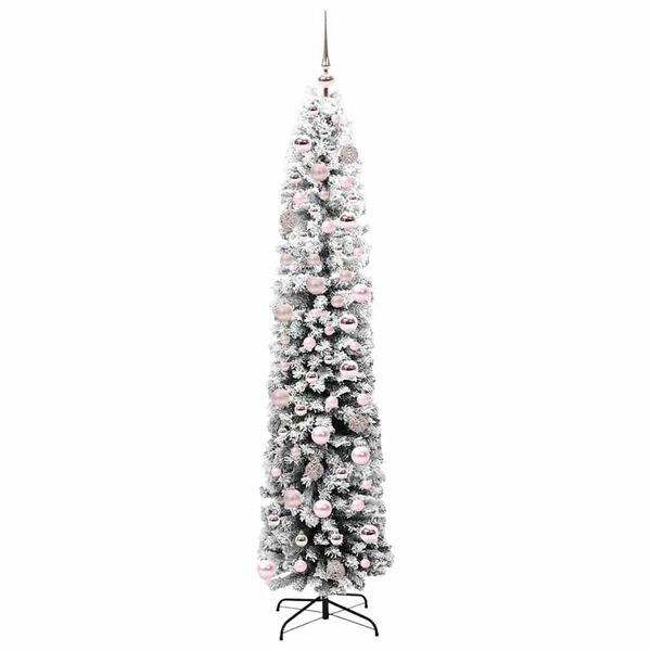 vidaXL Artificial Christmas Tree with 300 LEDs with Stand Green 180 cm