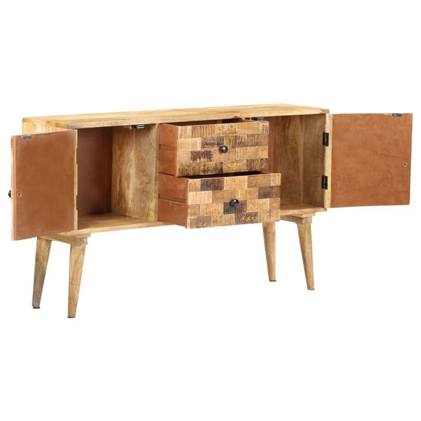 vidaXL Sideboard 120x30x70 cm Solid Mango Wood