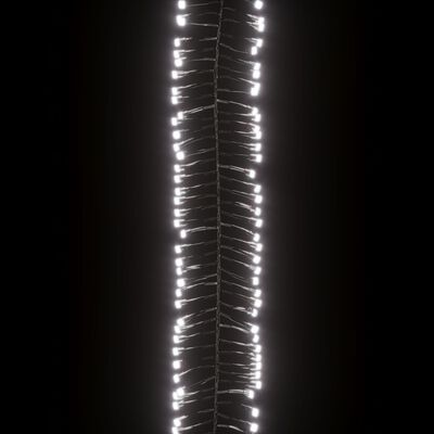 vidaXL LED Cluster String with 3000 LEDs Cold White 23 m PVC
