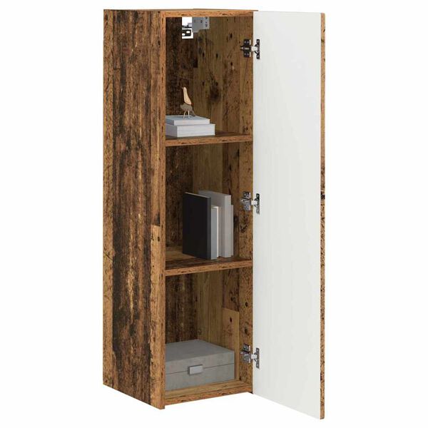 vidaXL TV Wall Cabinet Old Wood 30 x 31 x 100 cm Engineered Wood