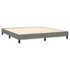 vidaXL Box Spring Bed Frame Dark Grey Super King Fabric (UK/IE/FI/NO only)