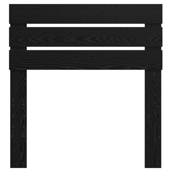vidaXL Headboard Black Oak 75 cm Engineered wood