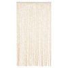 vidaXL Fly Curtain Beige and White 100x220 cm Chenille