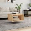 vidaXL Coffee Table Sonoma Oak 60x50x40 cm Engineered Wood