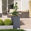 vidaXL Planter Anthracite 40x80x80 cm Steel