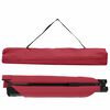 vidaXL Folding Camping Bed Folding Manual Red Oxford fabric