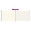 vidaXL Patio Retractable Side Awning 180x500 cm Cream