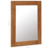 vidaXL Mirror 40x50 cm Solid Oak Wood