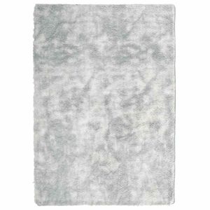 vidaXL Shaggy Rug High Pile NAVARRA Silver Grey 240x340 cm Polyester