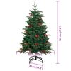 vidaXL Artificial Christmas Tree with 150 LEDs with Stand Green 120 cm