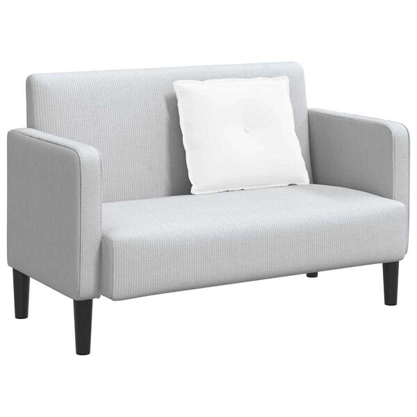 vidaXL Back Pillow White 60 x 19 x 50 cm Fabric