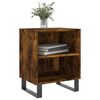 vidaXL Bedside Cabinets 2 pcs Smoked Oak 40x30x50 cm Engineered Wood