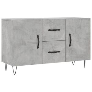 vidaXL Sideboard Concrete Grey 100x36x60 cm Engineered Wood