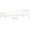 vidaXL Day Bed without Mattress White 90x200 cm Solid Wood Pine