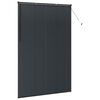 vidaXL Window Blind with Curtains Manual Black Aluminium