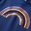 Kids' T-shirt with Long Sleeves Navy Blue 128