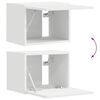 vidaXL TV Cabinet Set Wall-mounted 5 pcs White Engineered Wood