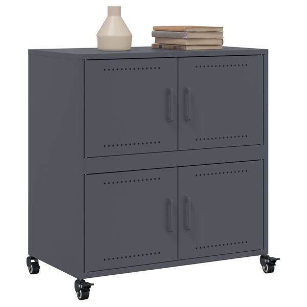 vidaXL Sideboard Anthracite 68x39x72 cm Steel
