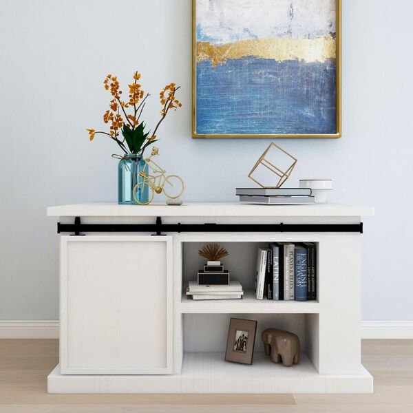 vidaXL Mini Sliding Cabinet Door Kit Carbon Steel 122 cm